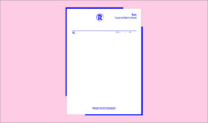 Simple letterheads